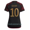 Camiseta de fútbol Alemania Serge Gnabry 10 Segunda Equipación Mundial 2022 - Mujer